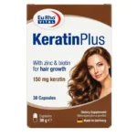 کپسول ژلاتینی نرم کراتین پلاس یوروویتال 40 عددی