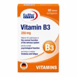 قرص ویتامین B3 یوروویتال بسته 60 عددی